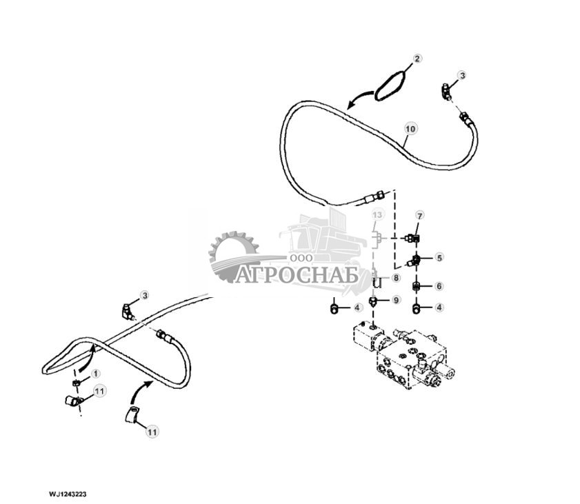 Brake Valve Hydraulics, Fixed Cab (001870 - ) - ST905130 177.jpg